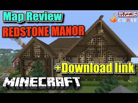 MINECRAFT - PS3 - REDSTONE MANOR MAP REVIEW + DOWNLOAD LINK ( PS4 )