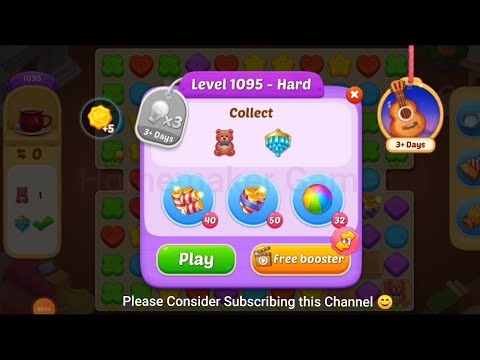 Matchington Mansion Level 1095(Hard Level), Level 1096 & Level 1097 - iOS/ Android