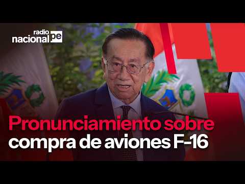 Presidente Balcázar se pronuncia sobre postergación de compra de aviones F-16: conoce aquí qué dijo