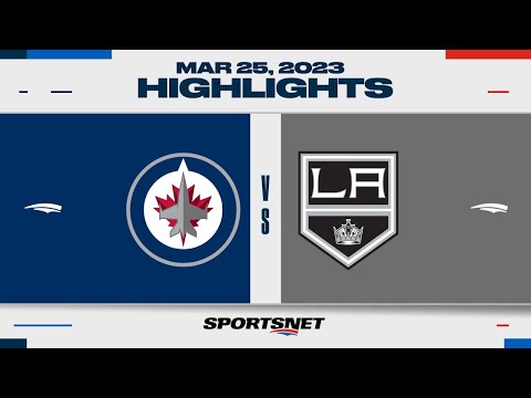 NHL Highlights | Jets vs. Kings - March 25, 2023