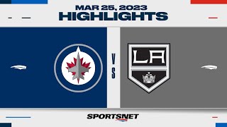 Download lagu NHL Highlights Jets vs Kings March 25 2023... mp3
