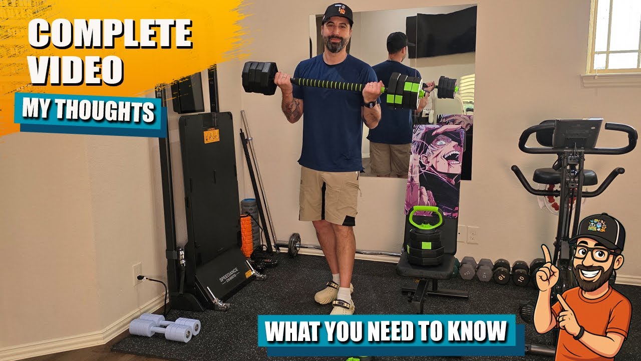 4‑In‑1 Adjustable Dumbbell Set Review — Transform Your Home Gym!