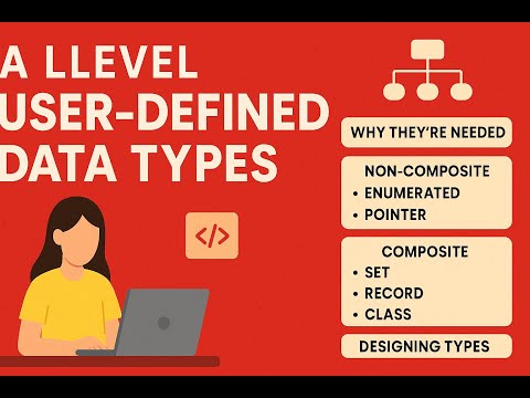User-Defined Data Types Explained | A Level Computer Science