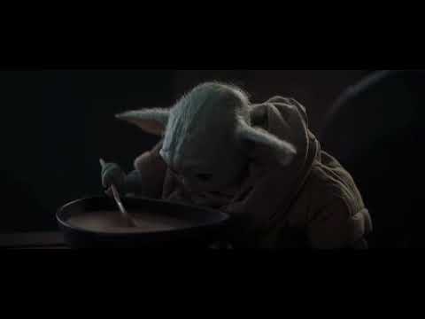 Baby Yoda Eats Squid Soup Scene [The Mandalorian Season 2 Episode 3 (2020)]