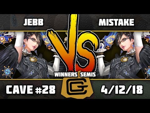 The Cave #28 - JeBB (Bayonetta) vs Mistake (Bayonetta) - Smash 4 Winners Semis - 4/12/18