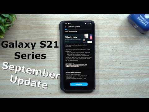 Samsung Galaxy S21 - September Software Update