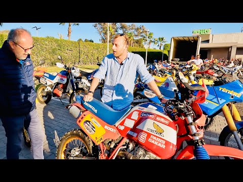 Guide around the crazy 154 Dakar style bikes entered in Sandraiders 2024