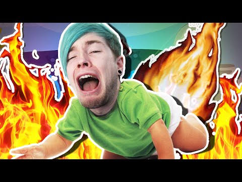 BABY CAUGHT ON FIRE!! | Roblox Video