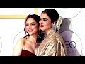 Rekha Aditi Rao Hydari Share Hugs Kisses At Global Spa Awards