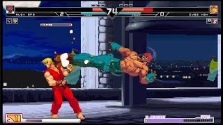 Ikemen Fighting Collection : Rollback online match, OS-Farram VS OS-Nisay (part two) 