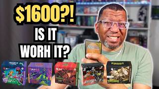 Opening FIVE Magic the Gathering Collector Booster Boxes From 2020 to Today!