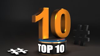 Top 10 Numbers From One Through Ten  With Lower Th