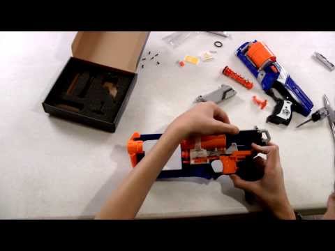Nerf Elite Strongarm Orange Mod Works Final Stage Kit Modification