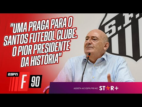 'É o pior presidente da história': William Tavares FAZ FORTE desabafo após rebaixamento do Santos