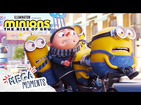 A Very Villainous Chase! 🏎️💨| Minions : The Rise Of Gru | Extended Preview | Movie | Mega Moments