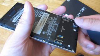 BLU Life One 4G LTE (2015) - How to Open The Case and Back Plate