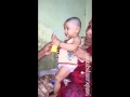 Cute baby enjoying frooti, see the reaction 