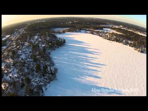 A Frozen Martins Pond  North Reading Ma 2015