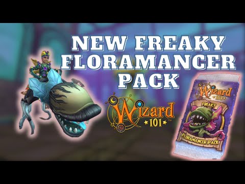 Wizard101 | NEW Freaky Floramancer Pack Opening | Halloween 2023