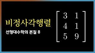 Chapter 8: Nonsquare matrices as transformations between dimensions | Essence of Linear Algebra