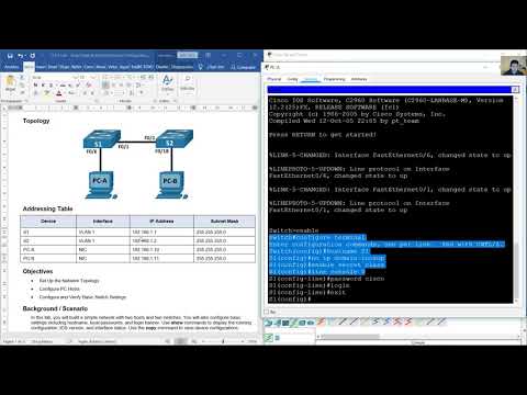 2.9.2 Lab - Basic Switch and End Device Configuration