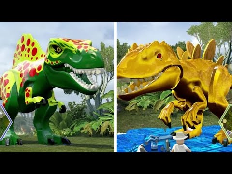 LEGO Jurassic World - Custom Dinosaurs (Co-op Dinosaur Fights)