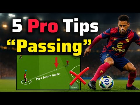 "Bad Passes = You Lose!" 5 Pro Tips to Master Passing in eFootball #efootball