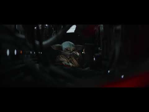 Grogu trying to repair the ship.