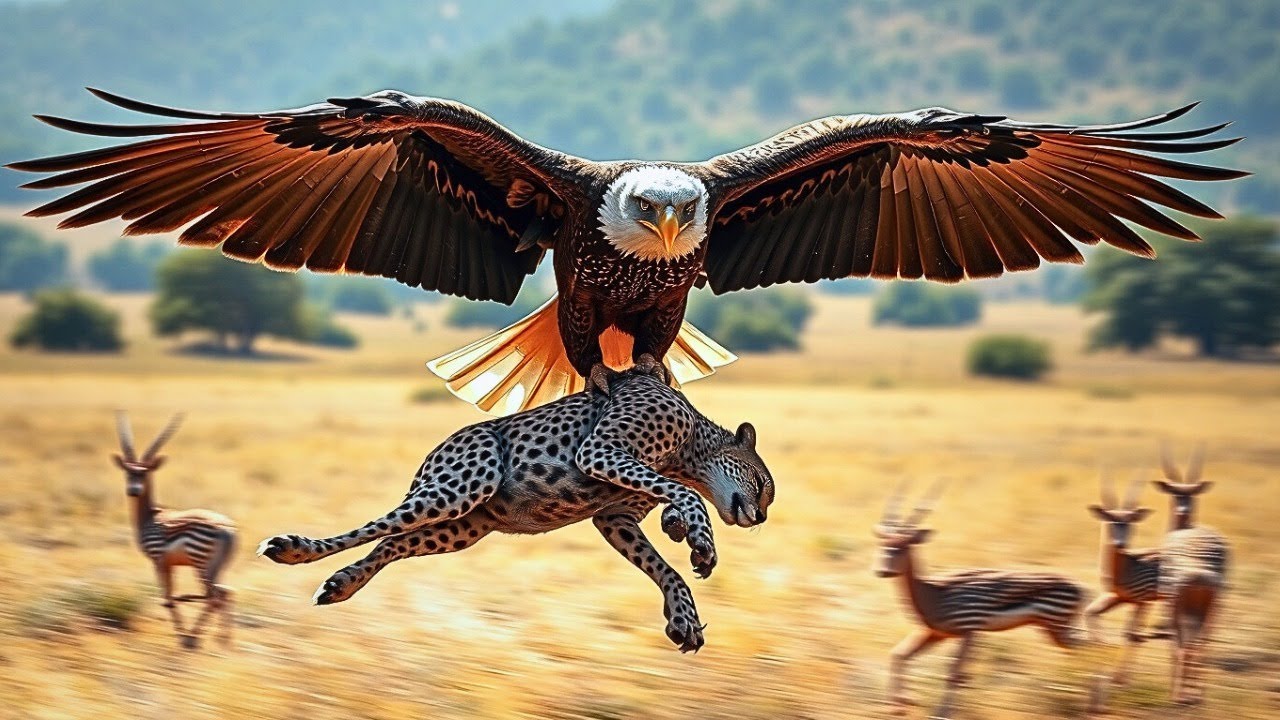 The Bald Eagle's Deadliest Hunt Ever Caught on Camera! (4K Ultra HD AI Documentary 2025) #wilrlife