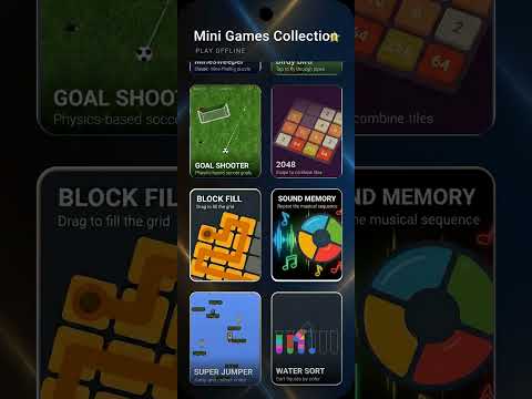 Mini Arcade Games Play Offline