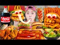 MUKBANG Hamburger KOREAN CONVENIENCE STORE FOOD Chicken Spicy Noodles And By HIU 하이유