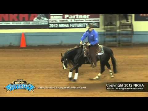 Custom Cash Advance ridden by Jordan Larson - 2012 NRHA Futurity (Open Shootout)