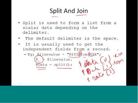 Lecture 20 Introduction to PERL 9