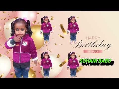 Birthday song suhani babu। Happy birthday sohani babu। birthday song।💞💞🌟🌟🎉🎉