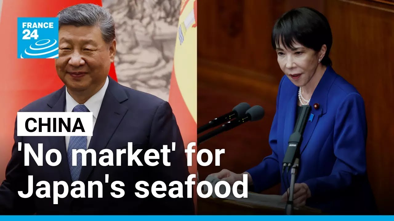 China says 'no market' for Japan seafood imports amid Taiwan spat • FRANCE 24 English