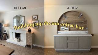Building My Dream Coffee Bar on a Budget | DIY Amateur