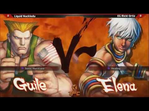 The Fall Classic 2015 - USF4 Semis - Liquid Nuckledu (Guile) vs EG Ricki Ortiz (Elena)