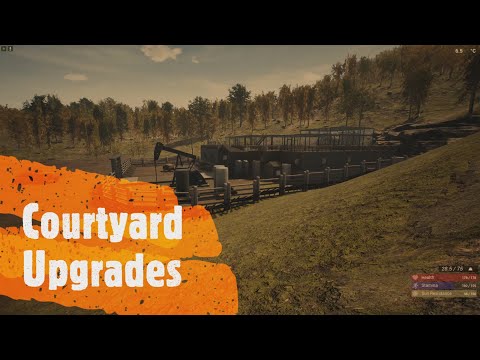 The Infected Gameplay - Courtyard Upgrades & Cooking Food - Ep39