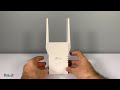 TP-LINK AX1500 „Wi-Fi 6“ diapazono plėtiklis „Broadcom 1.5GHz“ trijų branduolių procesorius, 2 išorinės antenos, jungiamas prie sienos.
