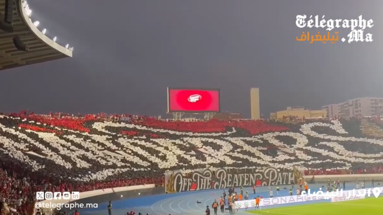 بالفيديو.. جماهير الوداد تبدع في المدرجات خلال مباراة فريقها أمام الكوكب المراكشي