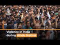 Violence Between Hindus And Muslims During Indian Festival Al Jazeera Newsfeed