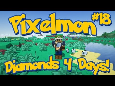 Pixelmon Minecraft Pokemon Mod Season 2 Lets Play! Episode 18 - Diamonds 4 Days