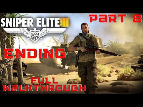 sniper elite 3 part 8 no commentary | sniper elite 3 walkthrough no commentary |lets sniper elite 3