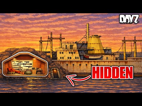 Building in a HIDDEN Underwater Cave in DayZ!
