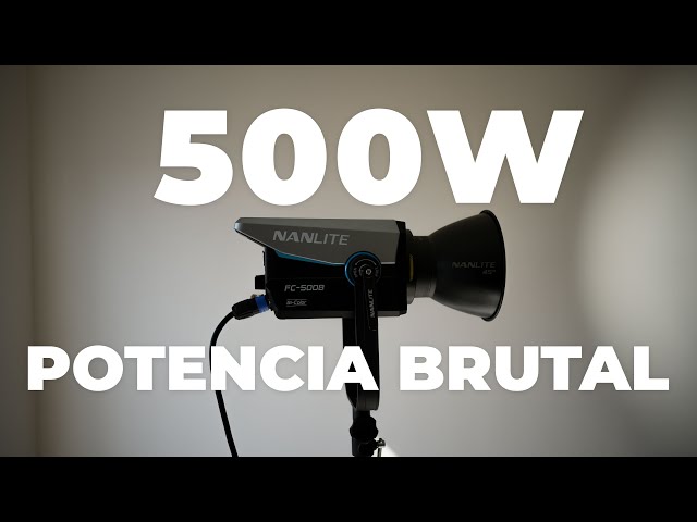 Vídeo relacionado con Nanlite FC-500B Luz de video LED bicolor de 2700 K a 6500 K, 500 W de alta salida, CRI 96+ TLCI 98+, luz de estudio regulable para fotografía y grabación de video