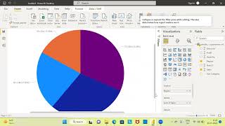 How to create a Pie chart in Power BI | Power BI tutorial for Beginners