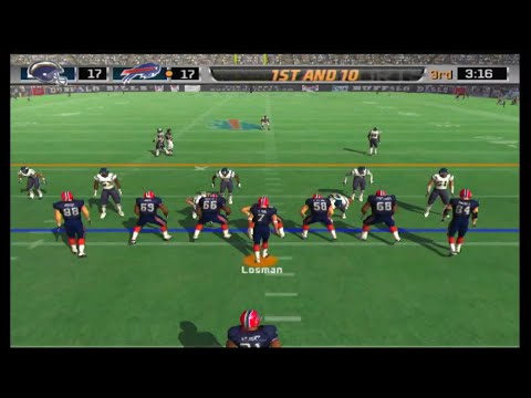 Madden NFL 06 (PS2) chargers vs bills (at buffalo)