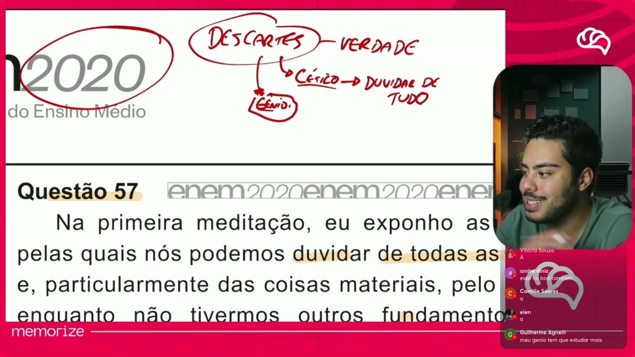 Resolução em Vídeo — Questão 57 ENEM 2020 PPL