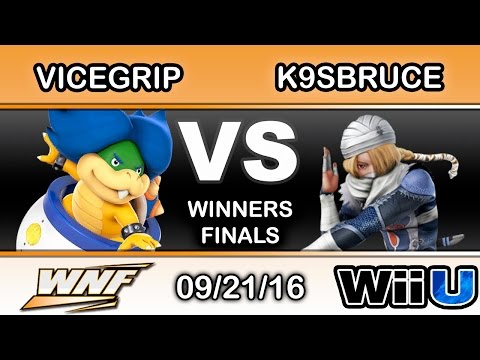 WNF 3.8 - A2 | Vicegrip (Ludwig) Vs. Infamous | K9sbruce (Sheik) Winners Finals - Smash Wii U