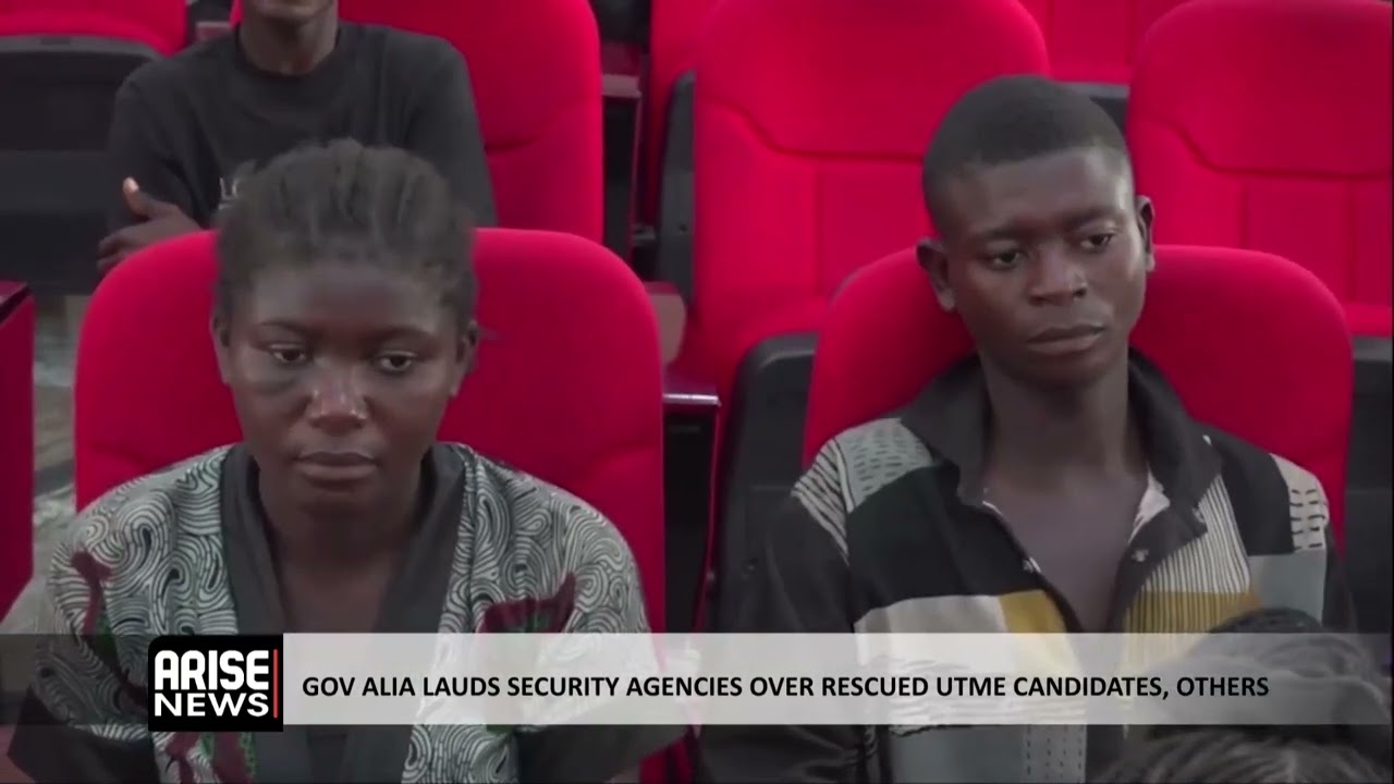 GOV. ALIA LAUDS SECURITY AGENCIES OVER RESCUED UTME CANDIDATES, OTHERS